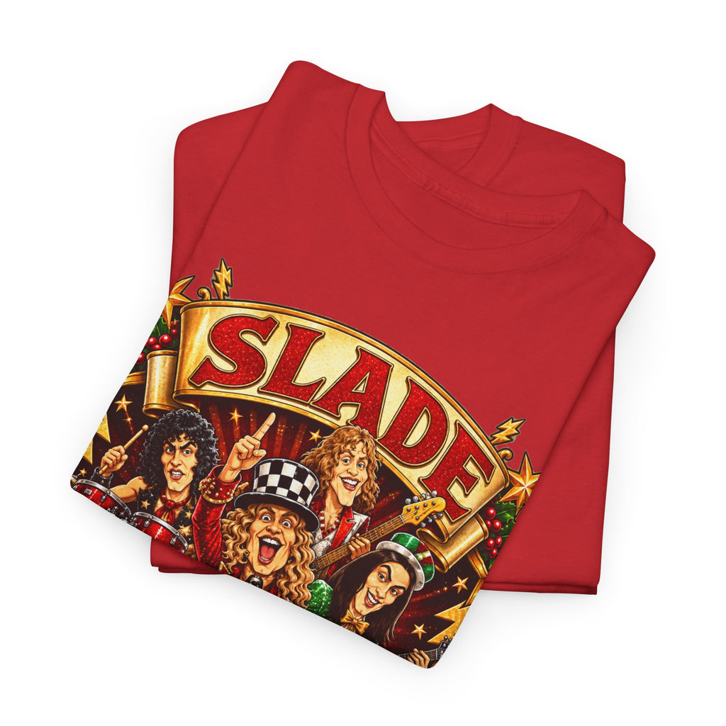Slade it's Christmas Unisex Heavy Cotton Tee