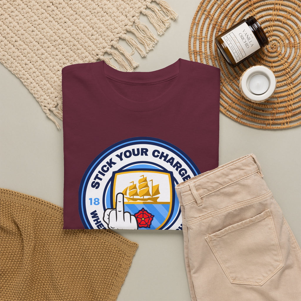 Manchester City "Stick Your Charger Where the Sun Don't Shine" Cotton t-shirt