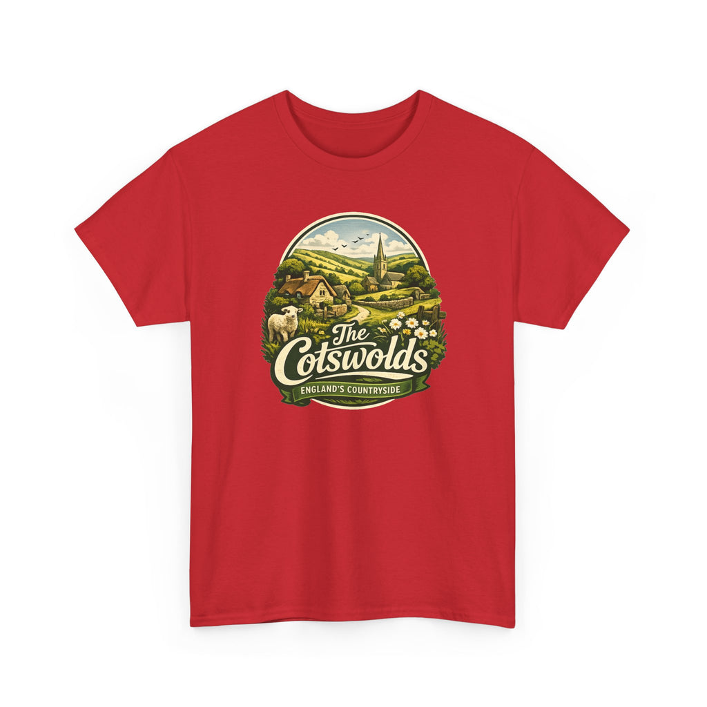 Cotswolds Vintage Landscape T‑Shirt — The Cotswolds Countryside Tee