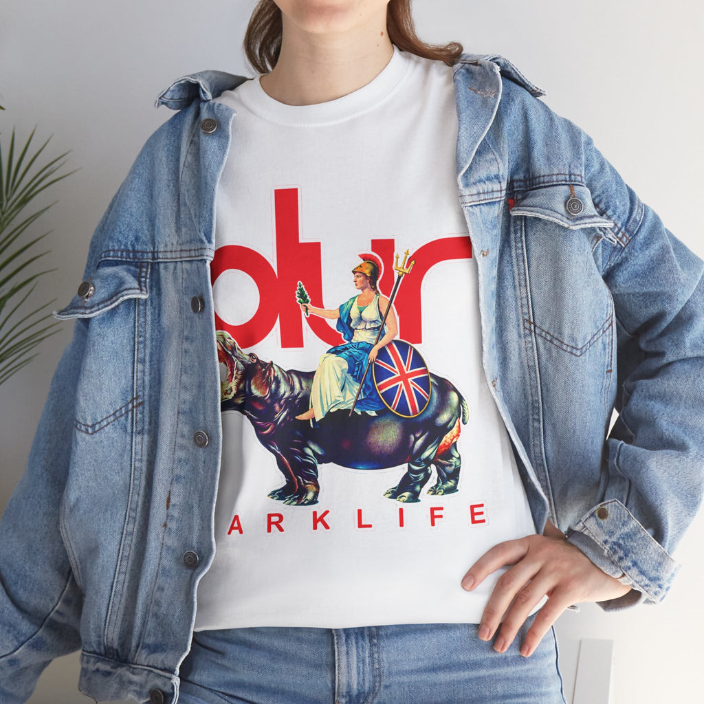Blur PARKLIFE British Bulldog Graphic Cotton T-Shirt