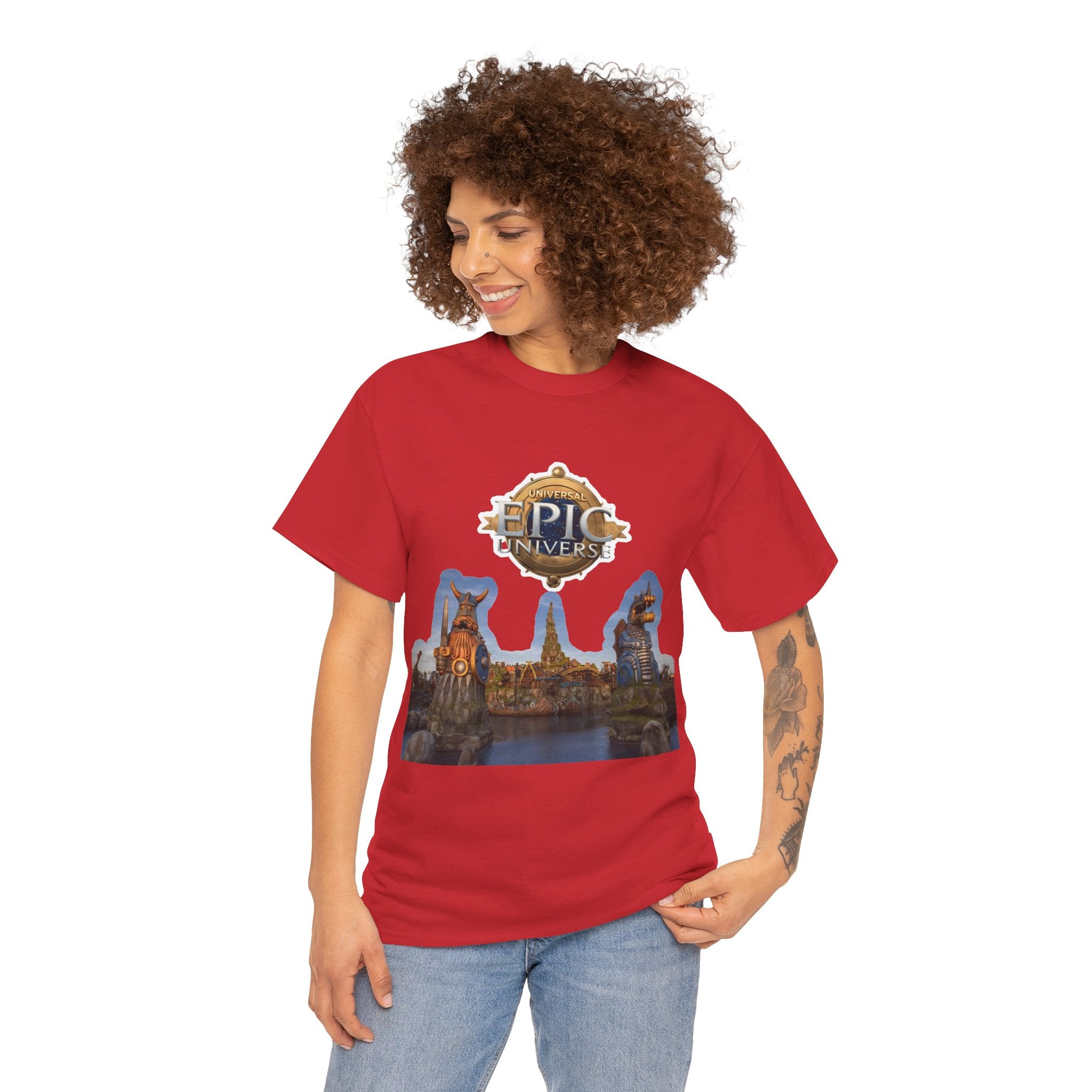 Epic Universe Theme Park T‑Shirt — Iconic Entrance Graphic Tee