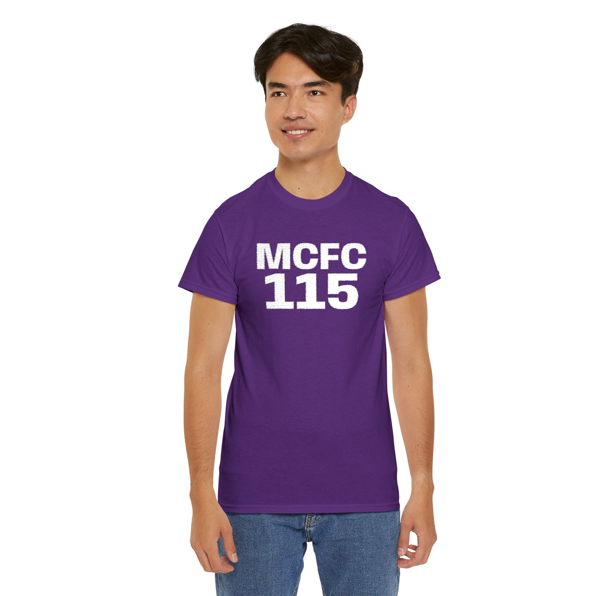 MCFC 115 T-Shirt — Vintage Football Club Number Tee
