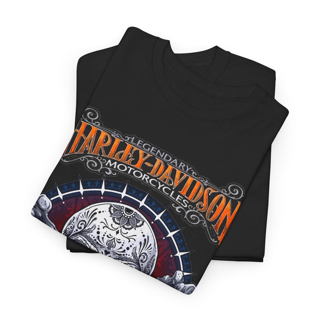 Harley-Davidson Skull Logo Cotton T‑Shirt