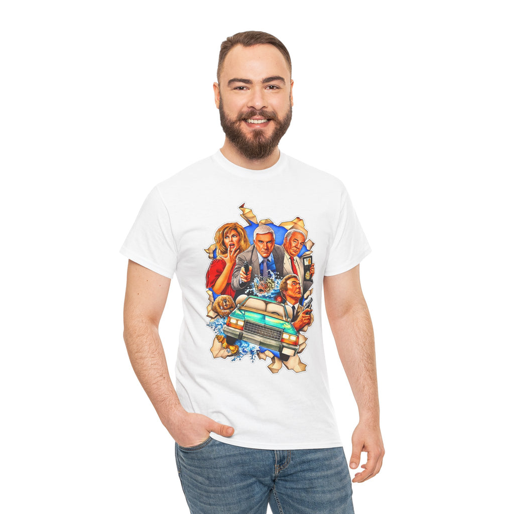 The Naked Gun / Police Squad Crime Comedy Movie Poster Cotton T-Shirt