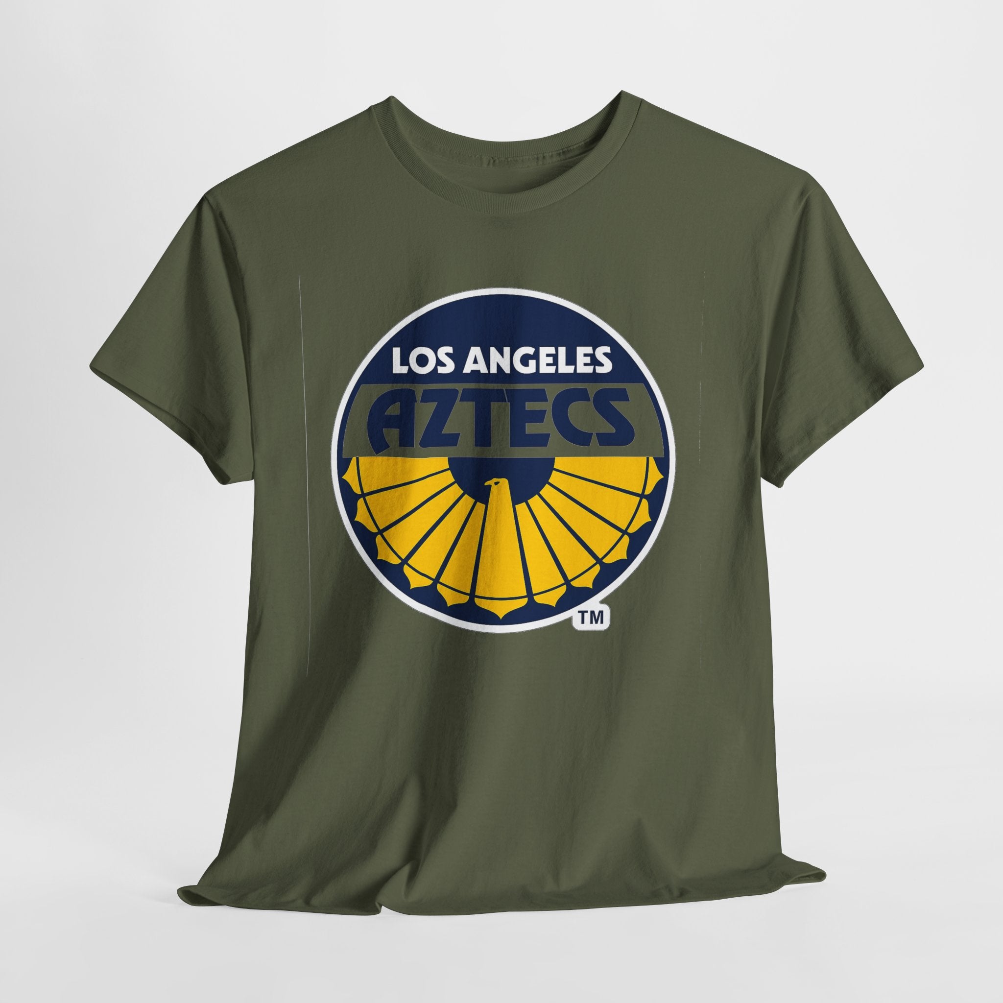 Los Angeles Aztecs Vintage Logo Cotton T-Shirt