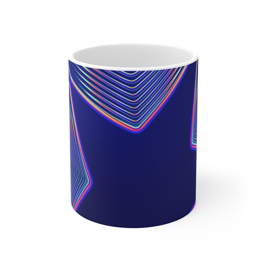 Champions League Star Ceramic Coffee Mug — Retro Wave 11oz & 15oz