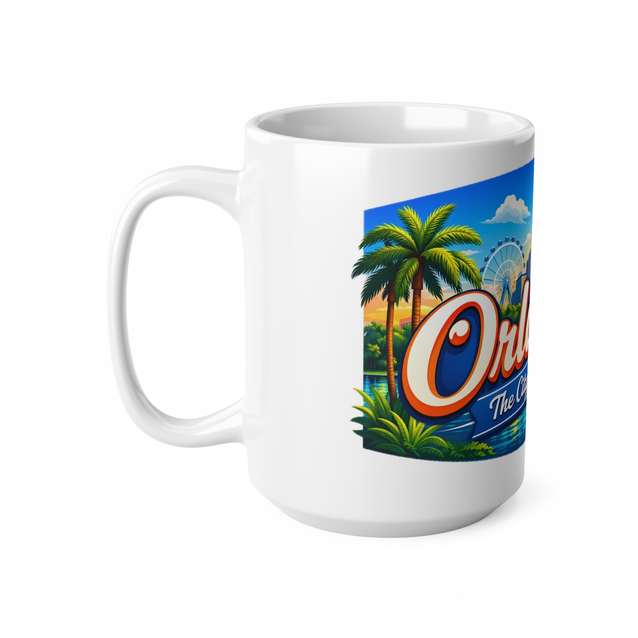 Orlando Ceramic Coffee Mug — "Orlando The City Beautiful" 11oz & 15oz