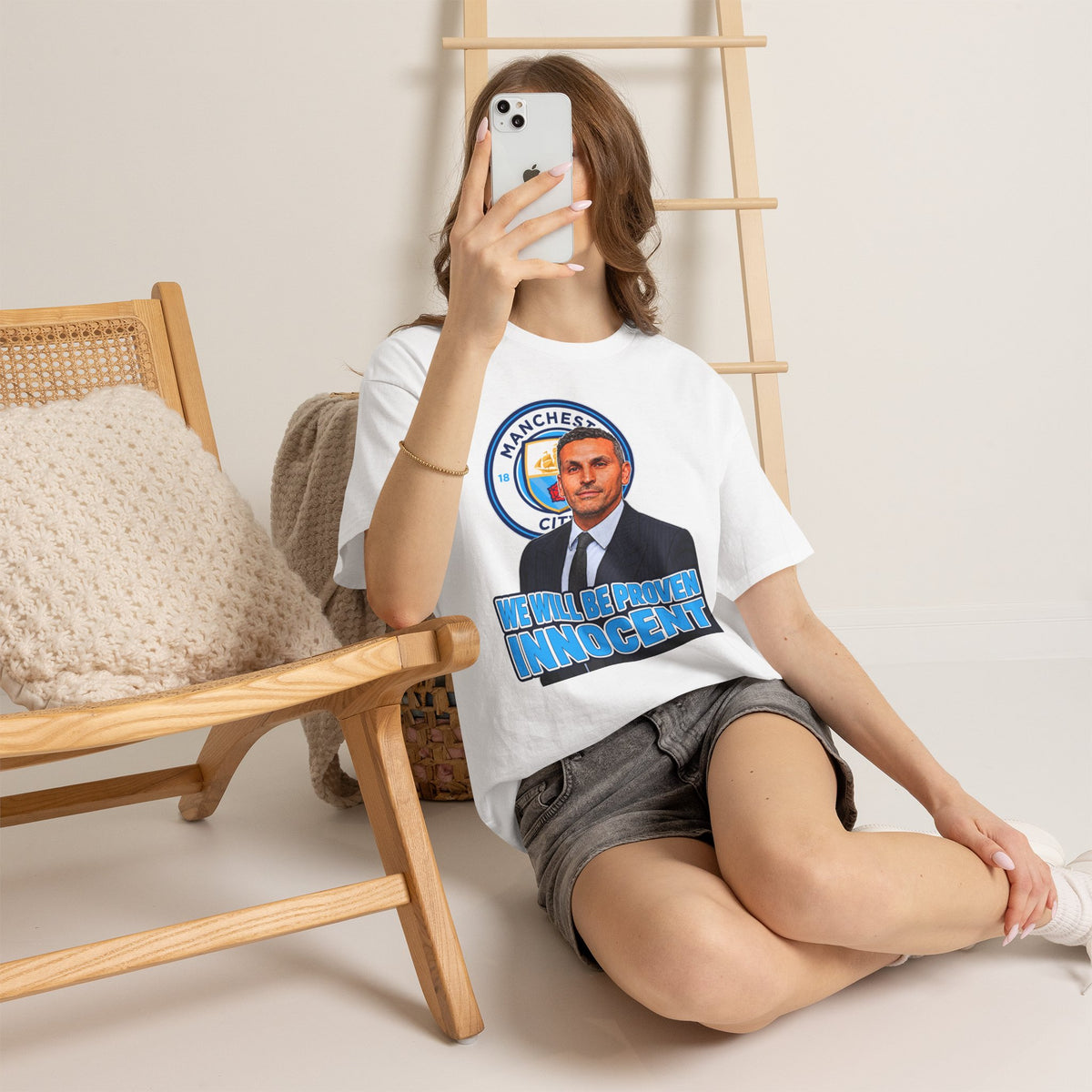 Manchester City “We Will Be Proven Innocent” Fan Cotton T-Shirt
