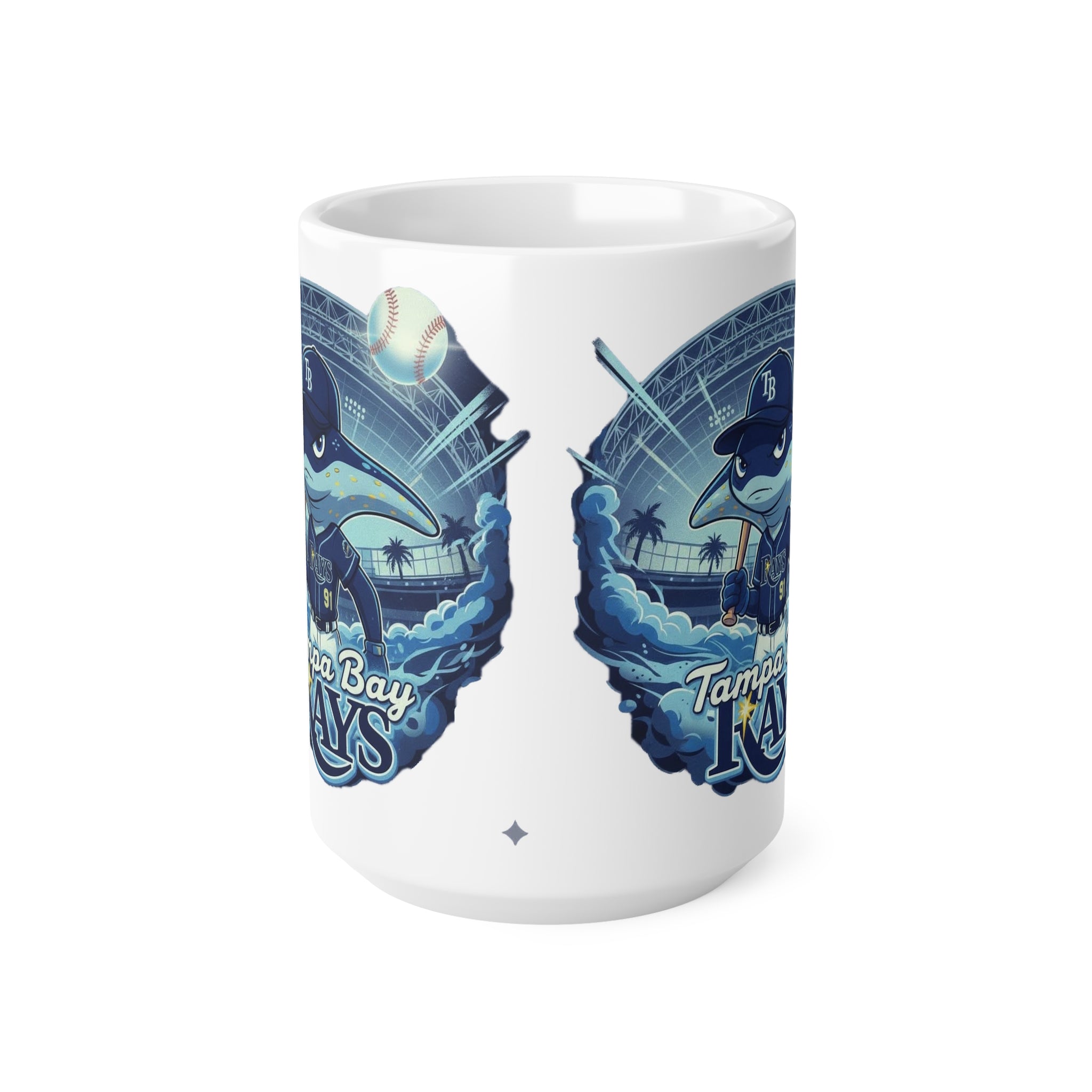 Tampa Bay Rays Mascot Ceramic Coffee Mug — 11oz & 15oz