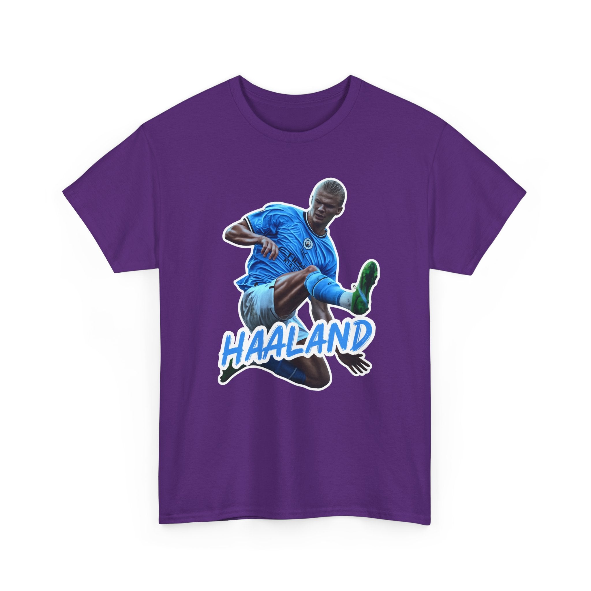 Erling Haaland Manchester City Soccer T‑Shirt – Dynamic Action Graphic Tee