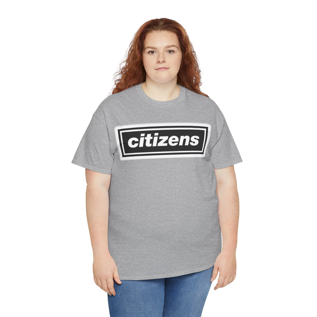 Citizens Manchester City Logo T-Shirt — Minimal Retro Box-Logo Tee