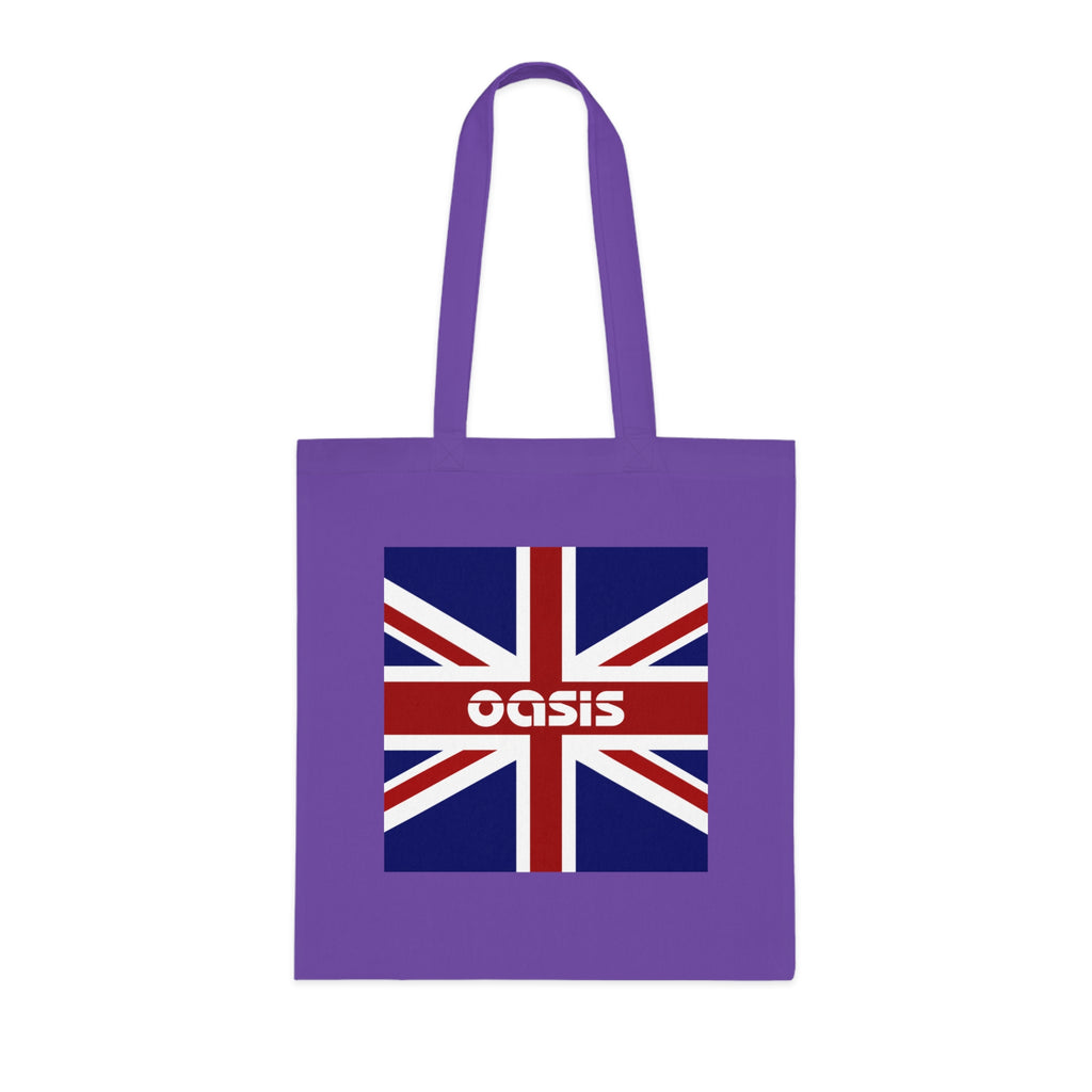 Union Jack Oasis Tote Bag — British Flag Cotton Shopper