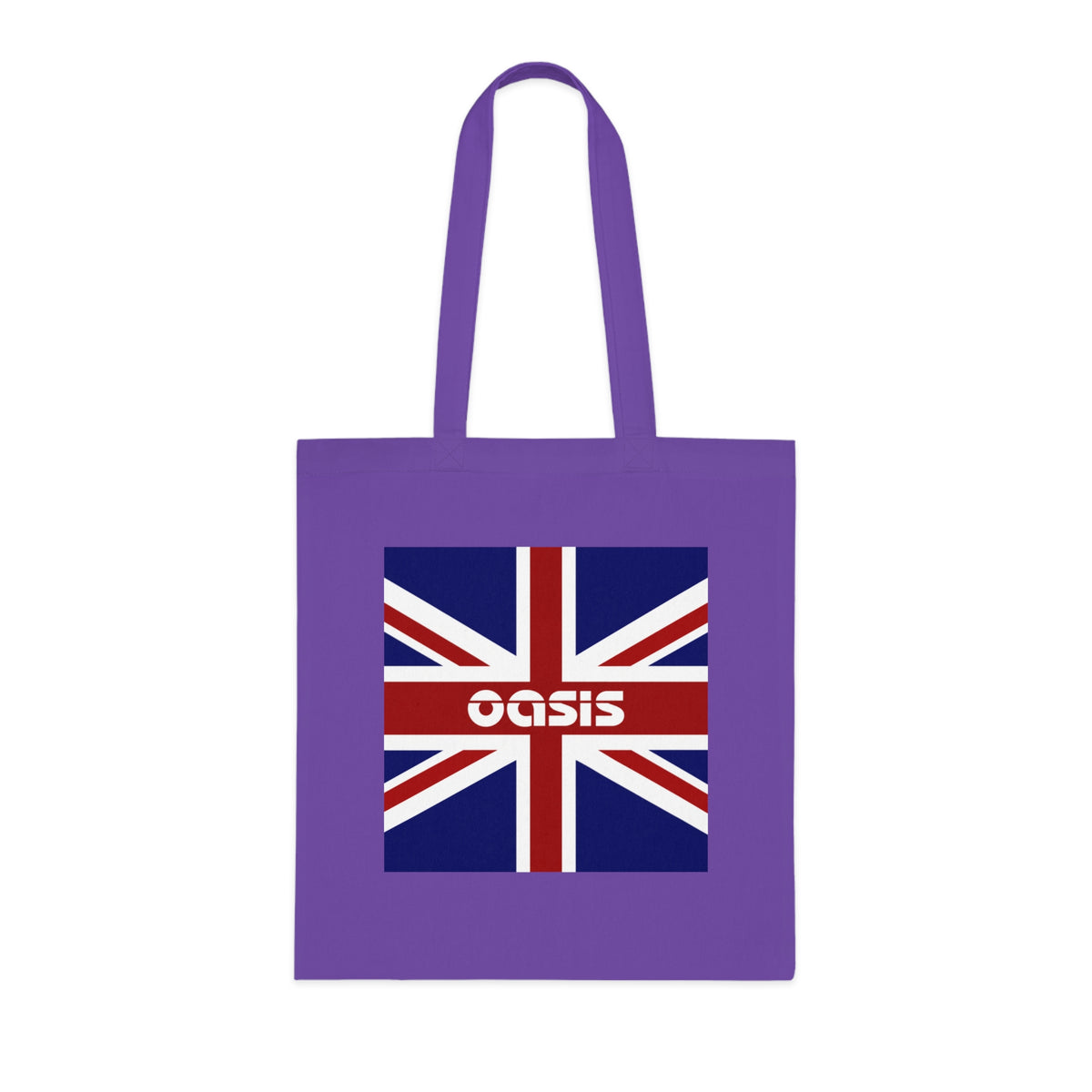 Union Jack Oasis Tote Bag — British Flag Cotton Shopper