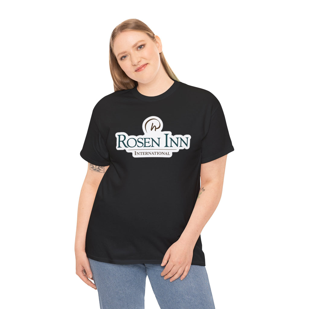 Rosen Inn International Inspired Logo Cotton T-Shirt Tee