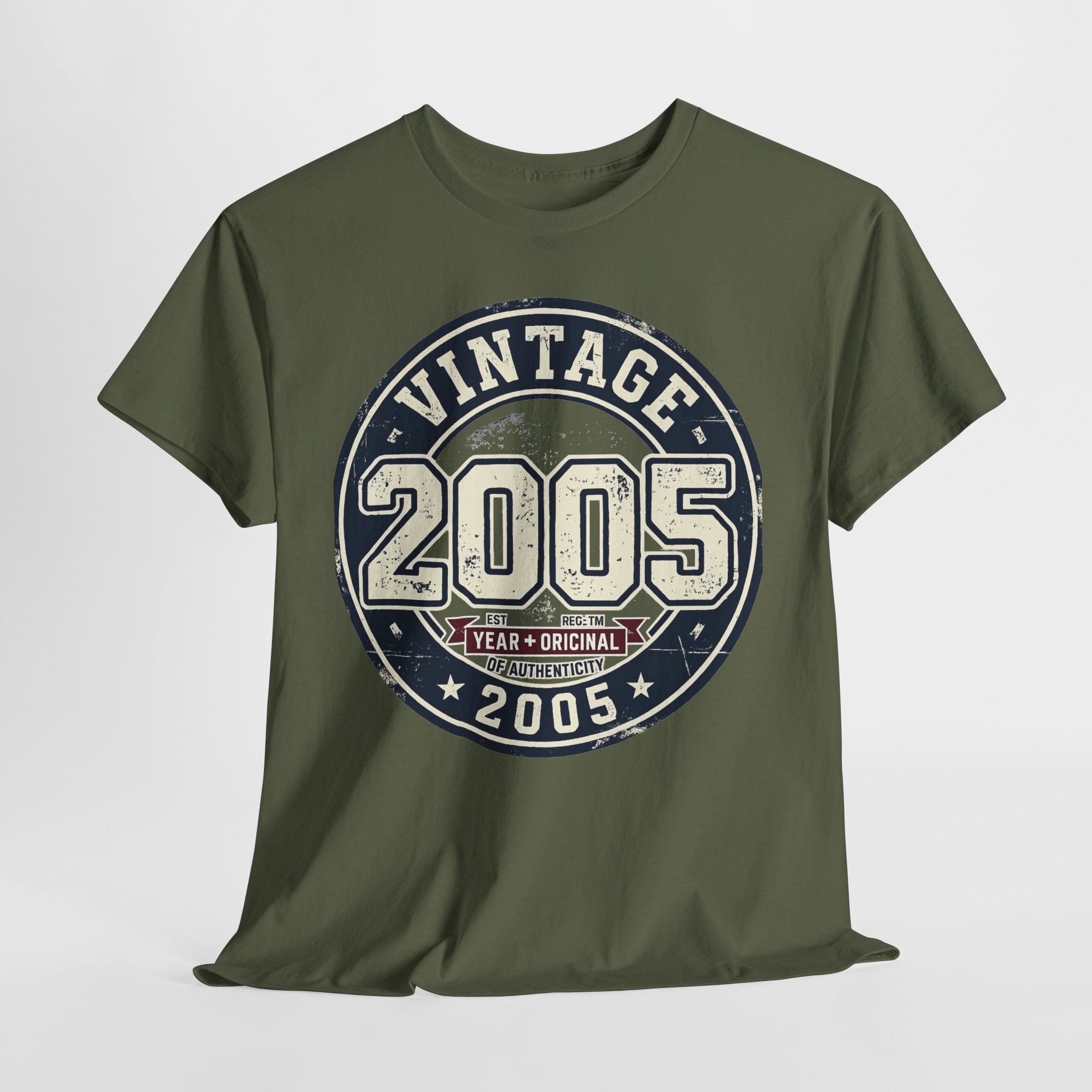 Vintage 2005 T-Shirt — Retro Birth Year Graphic Tee