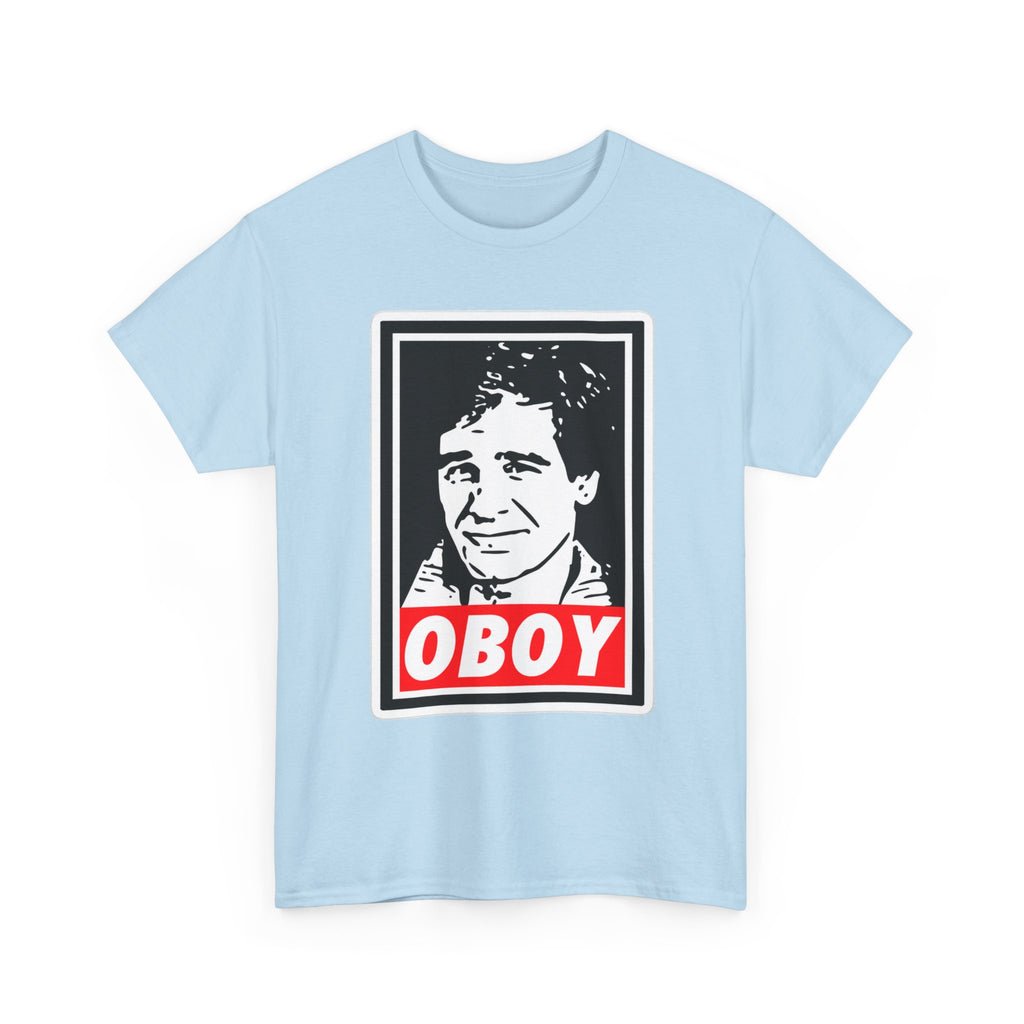 Oboy Quantum Leap Graphic Tee — Retro Pop Art Portrait T‑Shirt