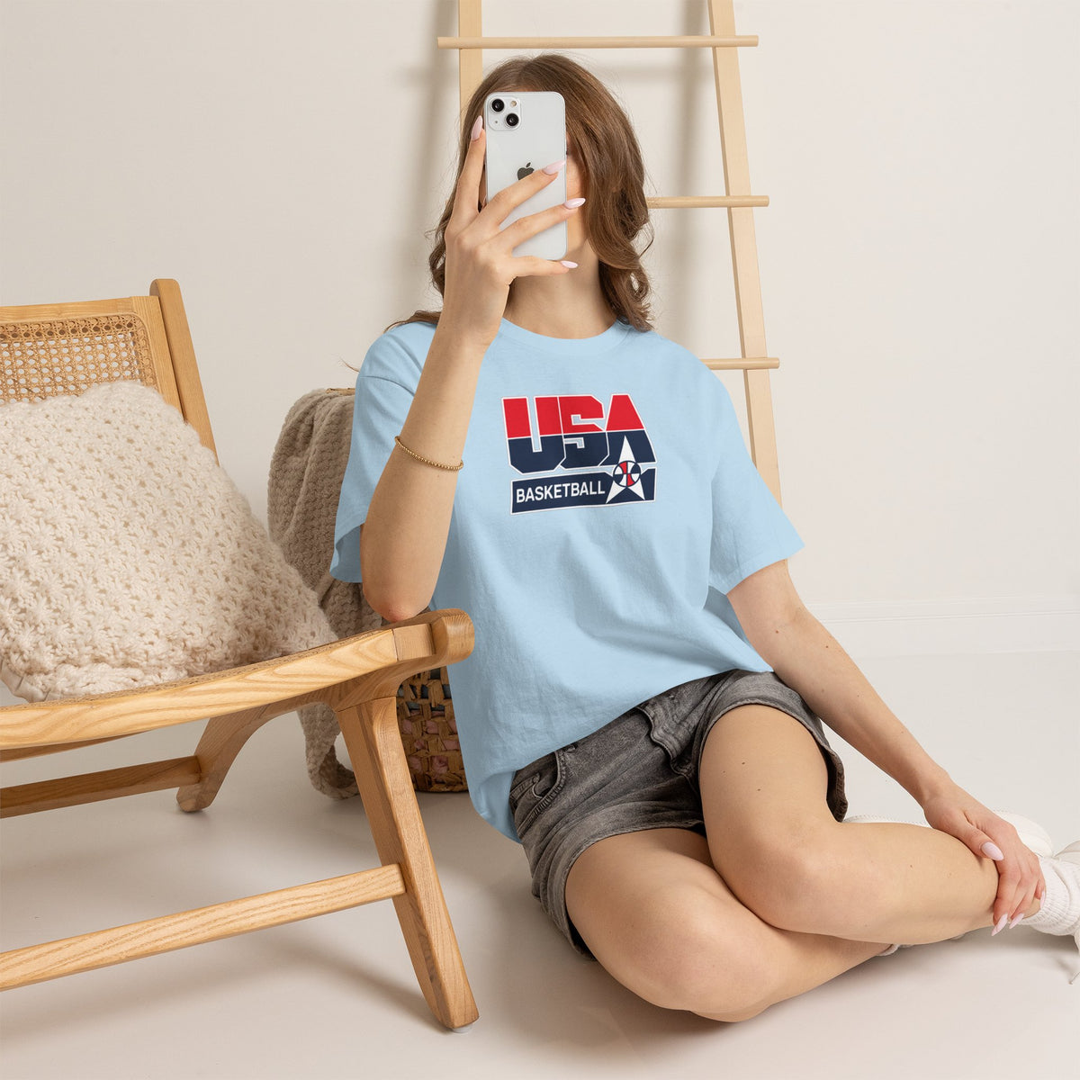 USA Basketball Patriotic Cotton T-Shirt / Tee