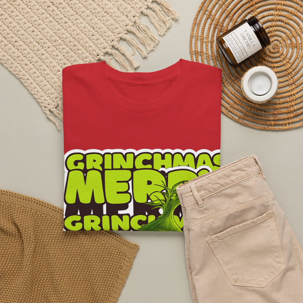 Grinchmas Merry Grinch Christmas Cotton T-Shirt / Tee