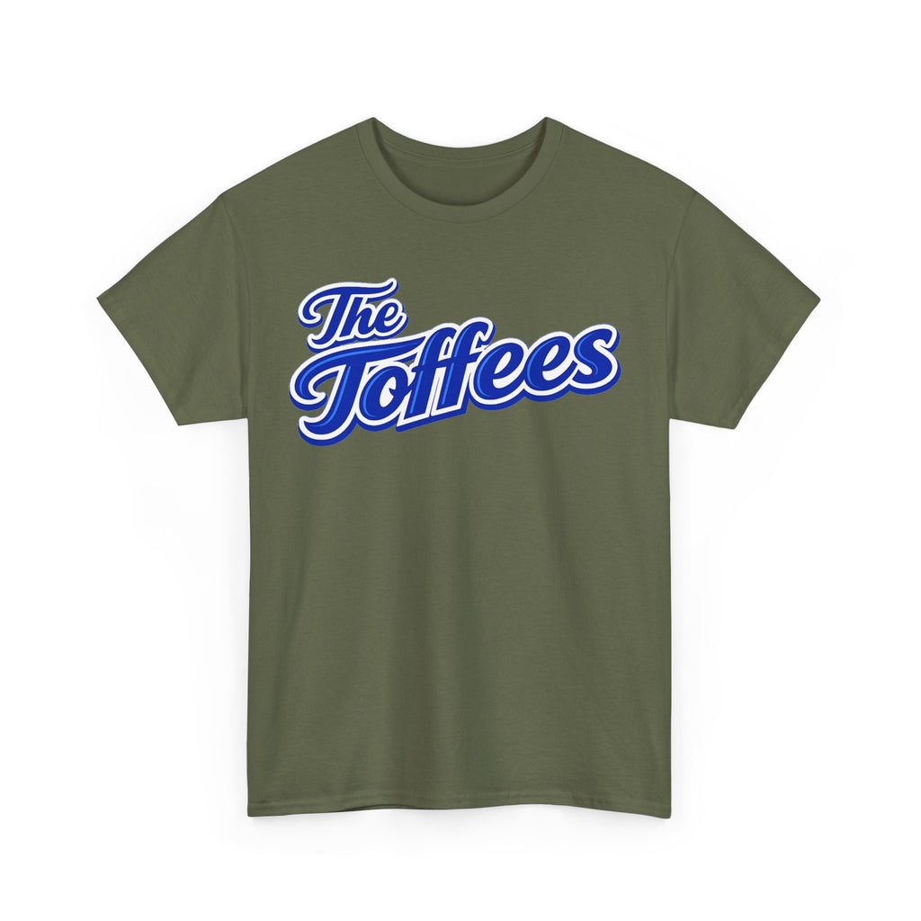 The Toffees Script Tee — Vintage Blue Logo T-Shirt