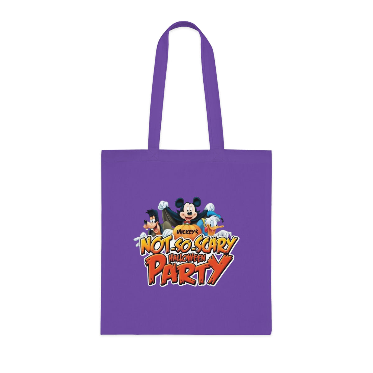 Mickey "Not So Scary Halloween Party" Cotton Tote — Disney Trick-or-Treat Bag