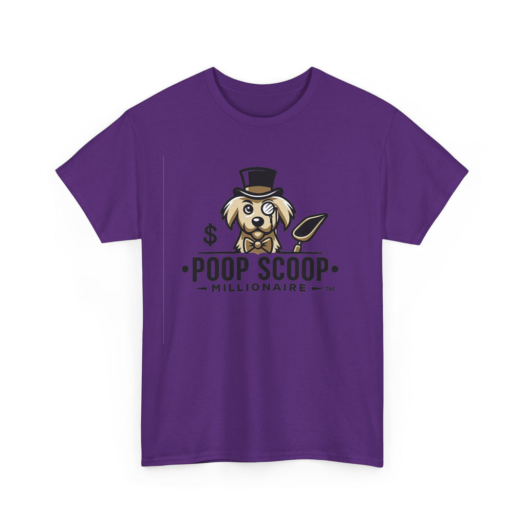 Poop Scoop Millionaire T-Shirt — Funny Dog Poop Scooping Tee