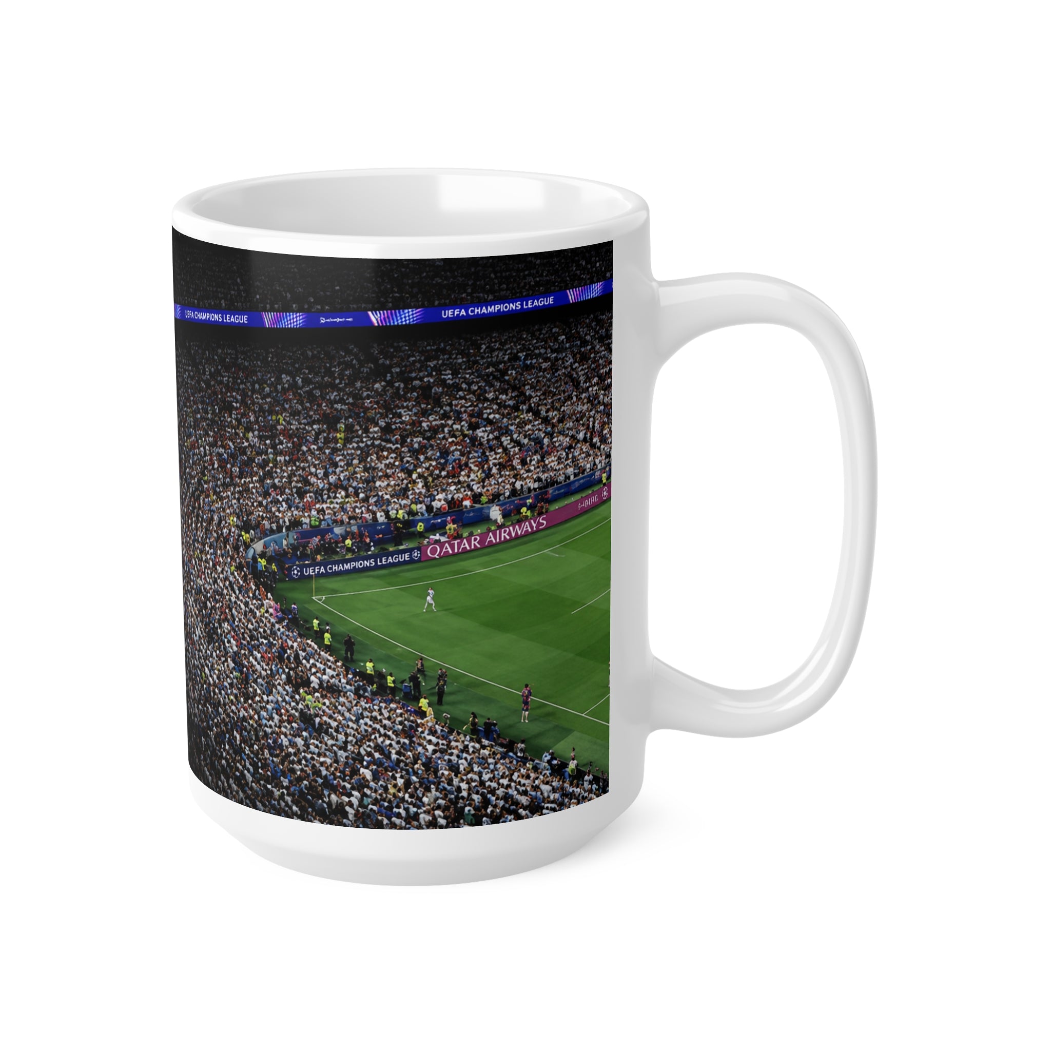 Missi at a Corner Stadium Crowd Panorama World Cup 2026 Ceramic Coffee Mug — 11oz & 15oz