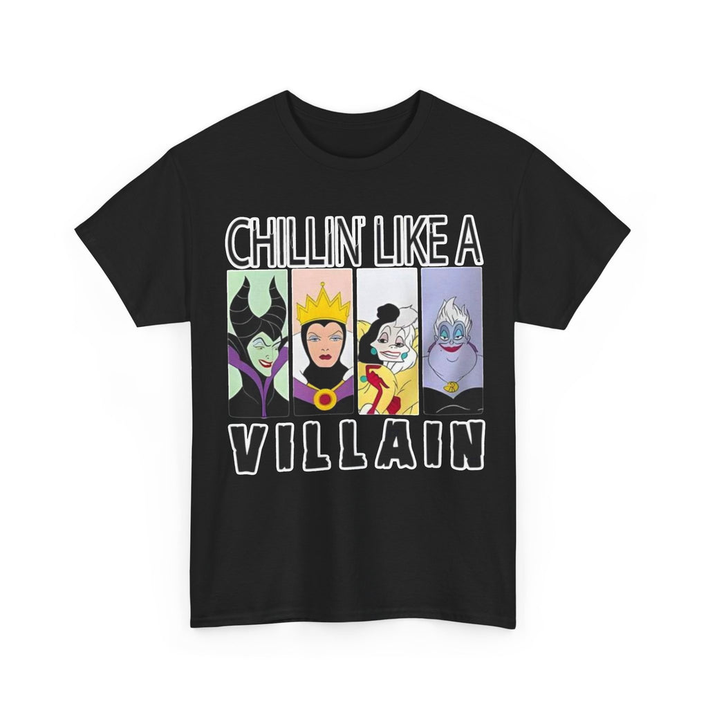 Villain Squad T‑Shirt — "Chillin' Like a Villain" Graphic Tee