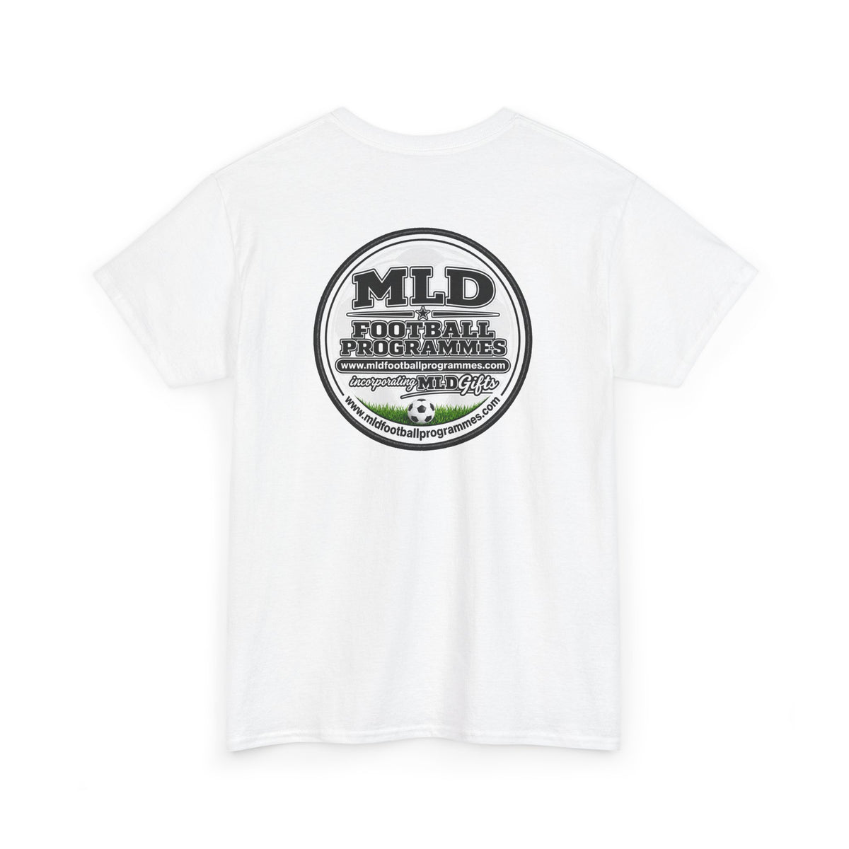 MLD Football Programmes Vintage Logo Cotton T-Shirt