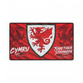 Wales Red Dragon Desk Mat — 'Cymru Together Stronger' Gaming/Office Mouse Pad
