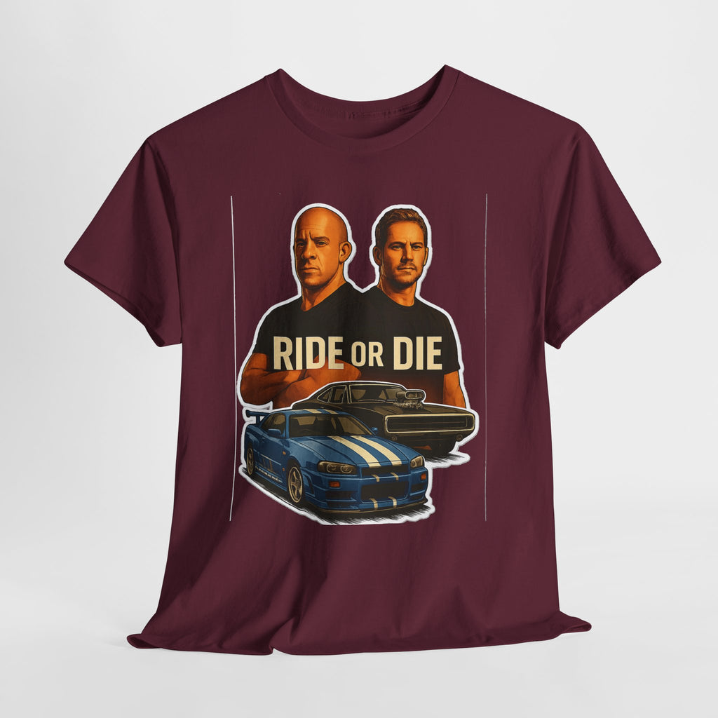 Ride or Die Street Racing Graphic Cotton Tee