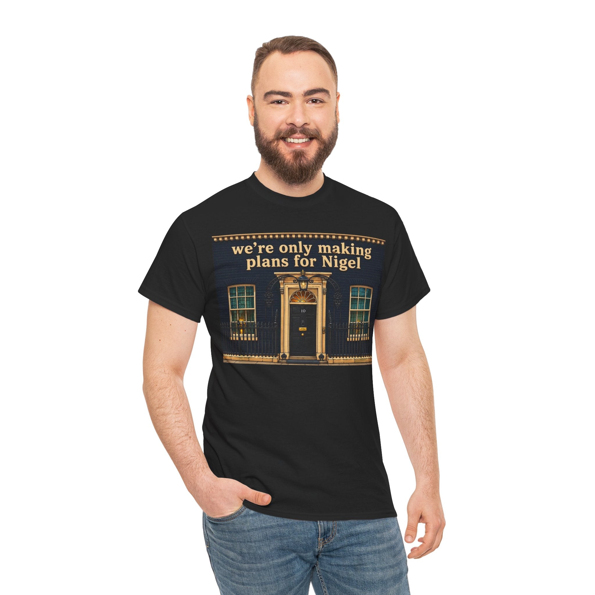 “We’re Only Making Plans for Nigel” Graphic T‑Shirt