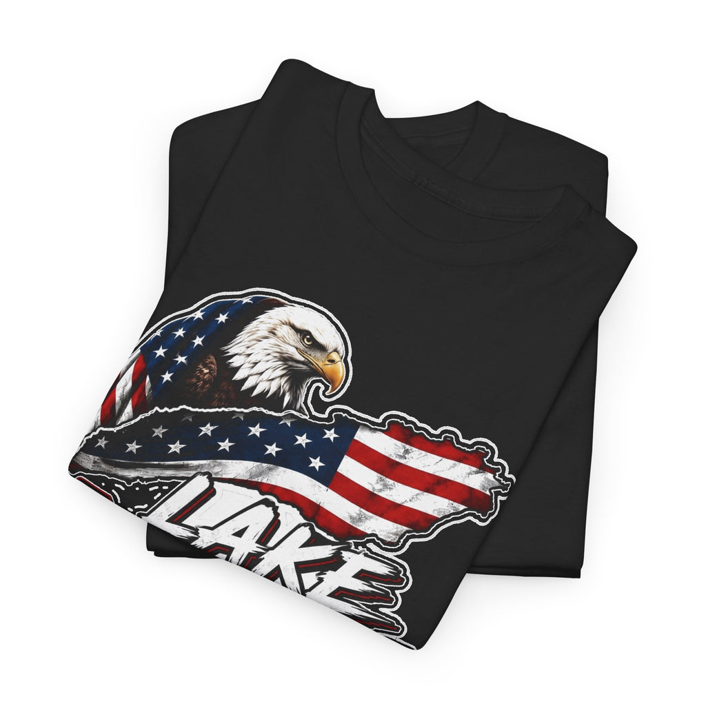 Lake America 2026 Eagle Flag Cotton T-Shirt