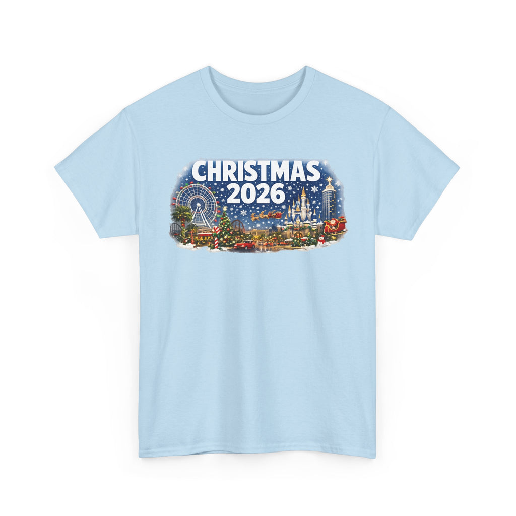 Christmas 2026 Holiday Tee — Festive Winter Village Graphic T-Shirt