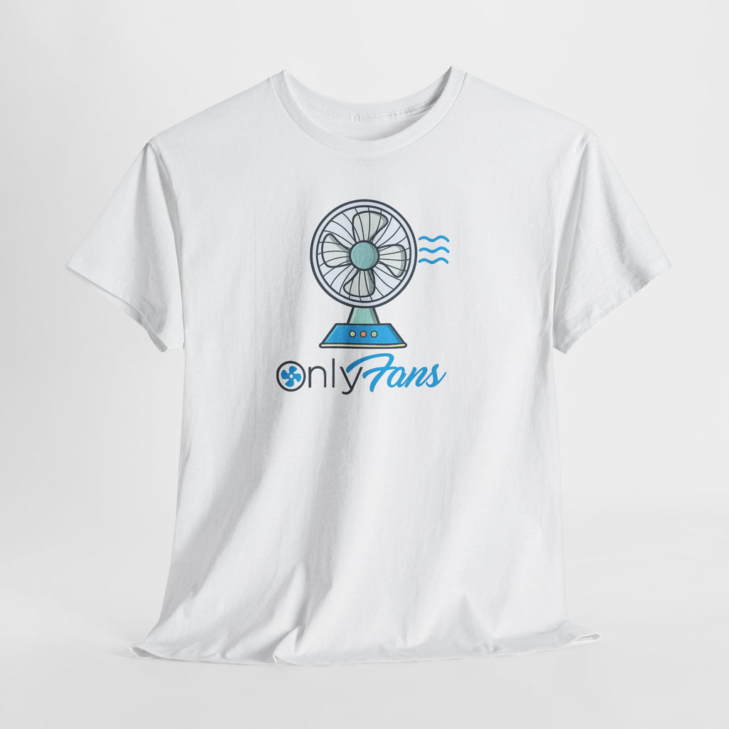 Only Fans Graphic Tee — Cute Fan Illustration Novelty T-Shirt