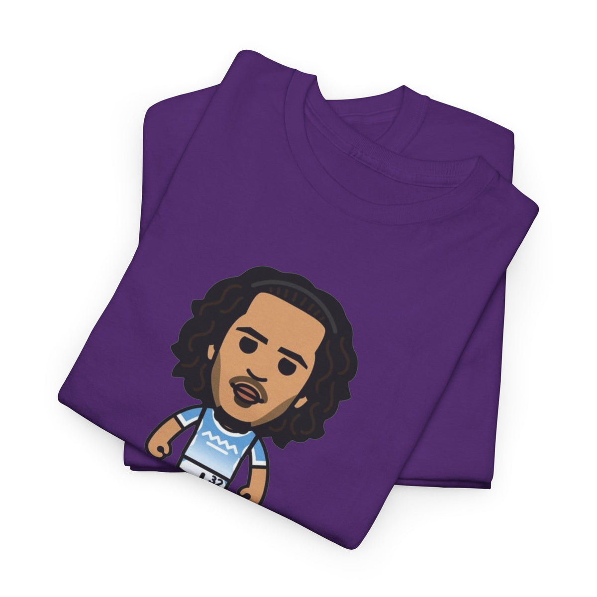 Ayyoub Bouaddi Manchester City Cartoon Character Cotton T-Shirt