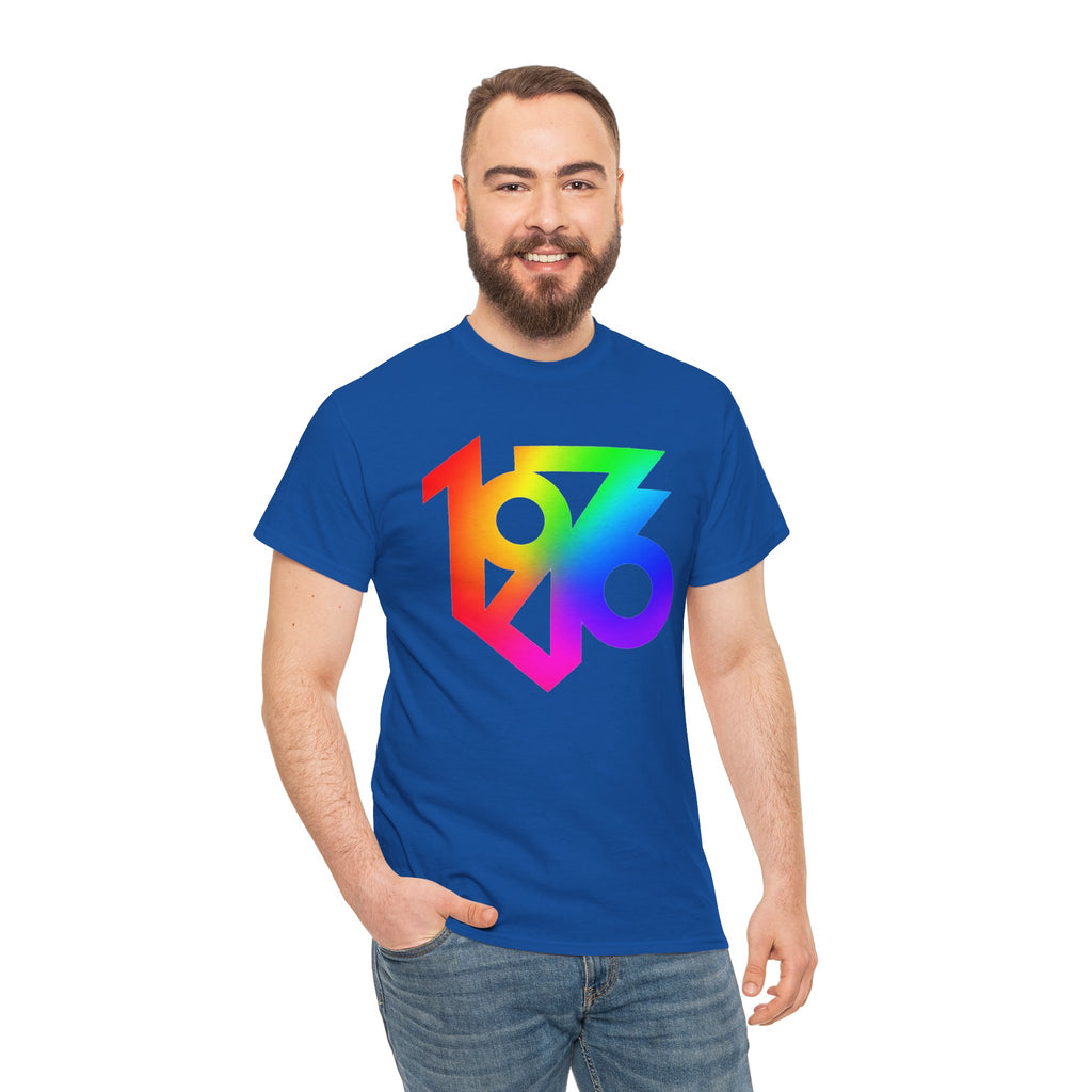 1976 Collection Rainbow Retro Tee / Cotton T-Shirt