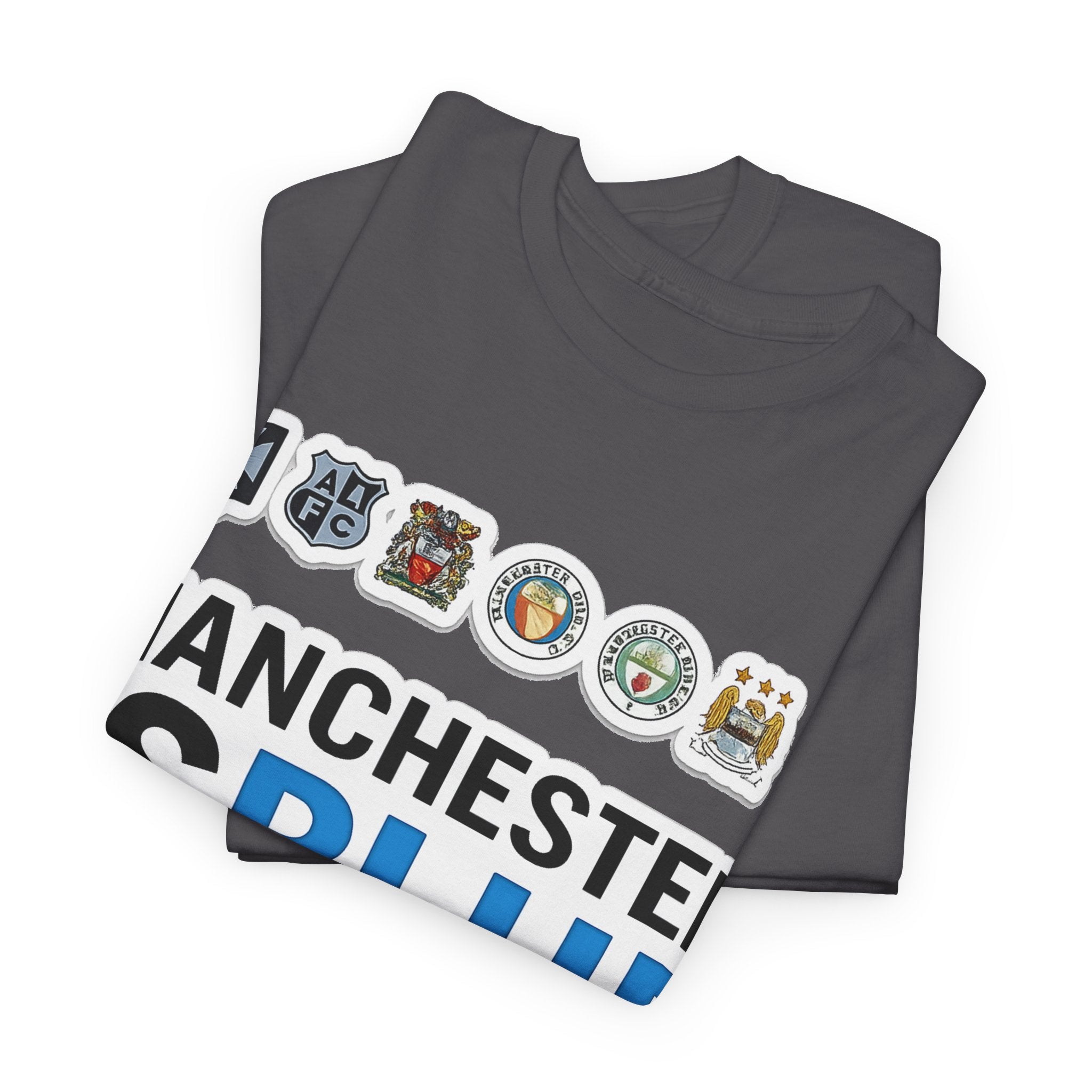 Manchester Is Blue Tee — Manchester City Supporter T-Shirt