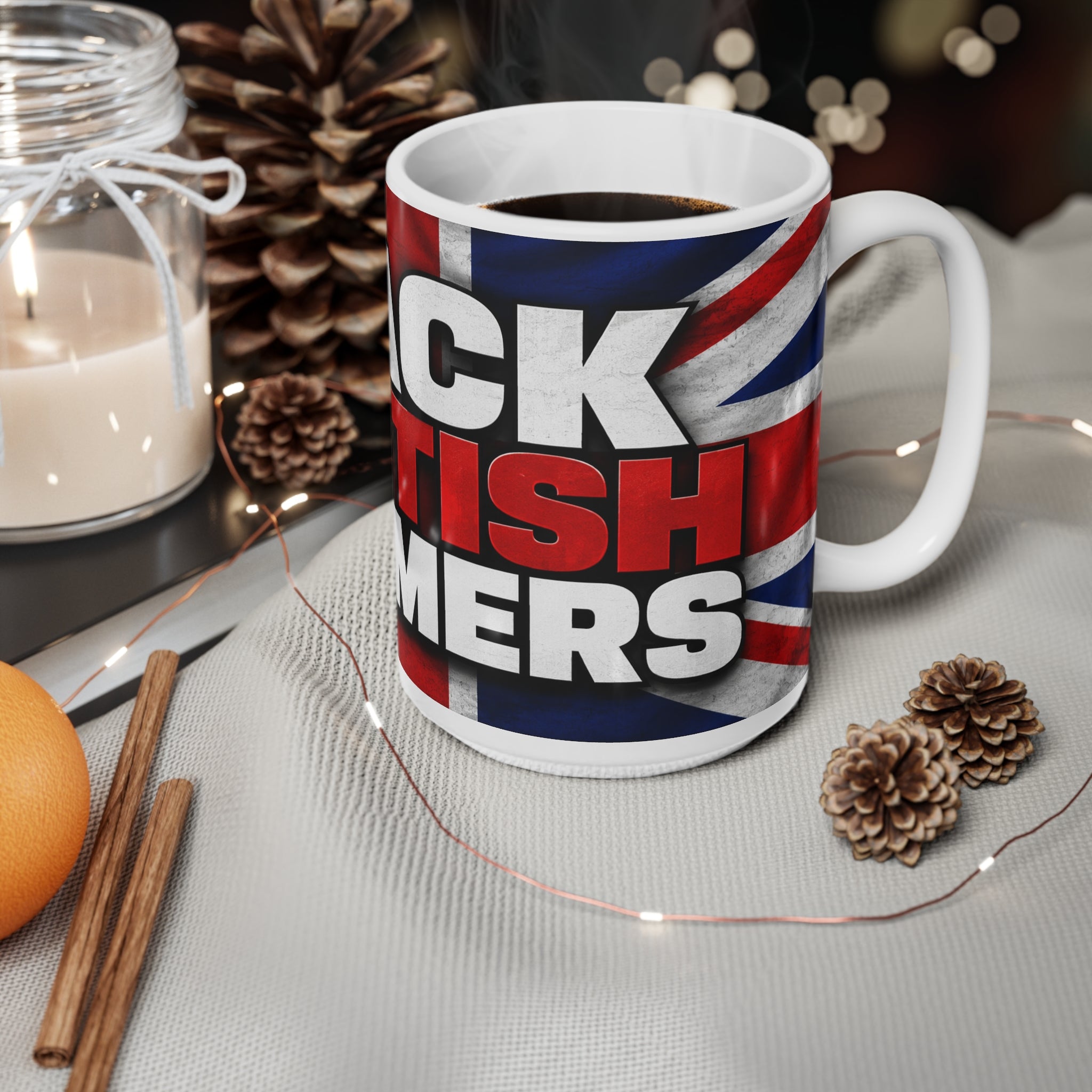 Back British Farmers Mug – Union Jack Ceramic Coffee Cup (11oz & 15oz)