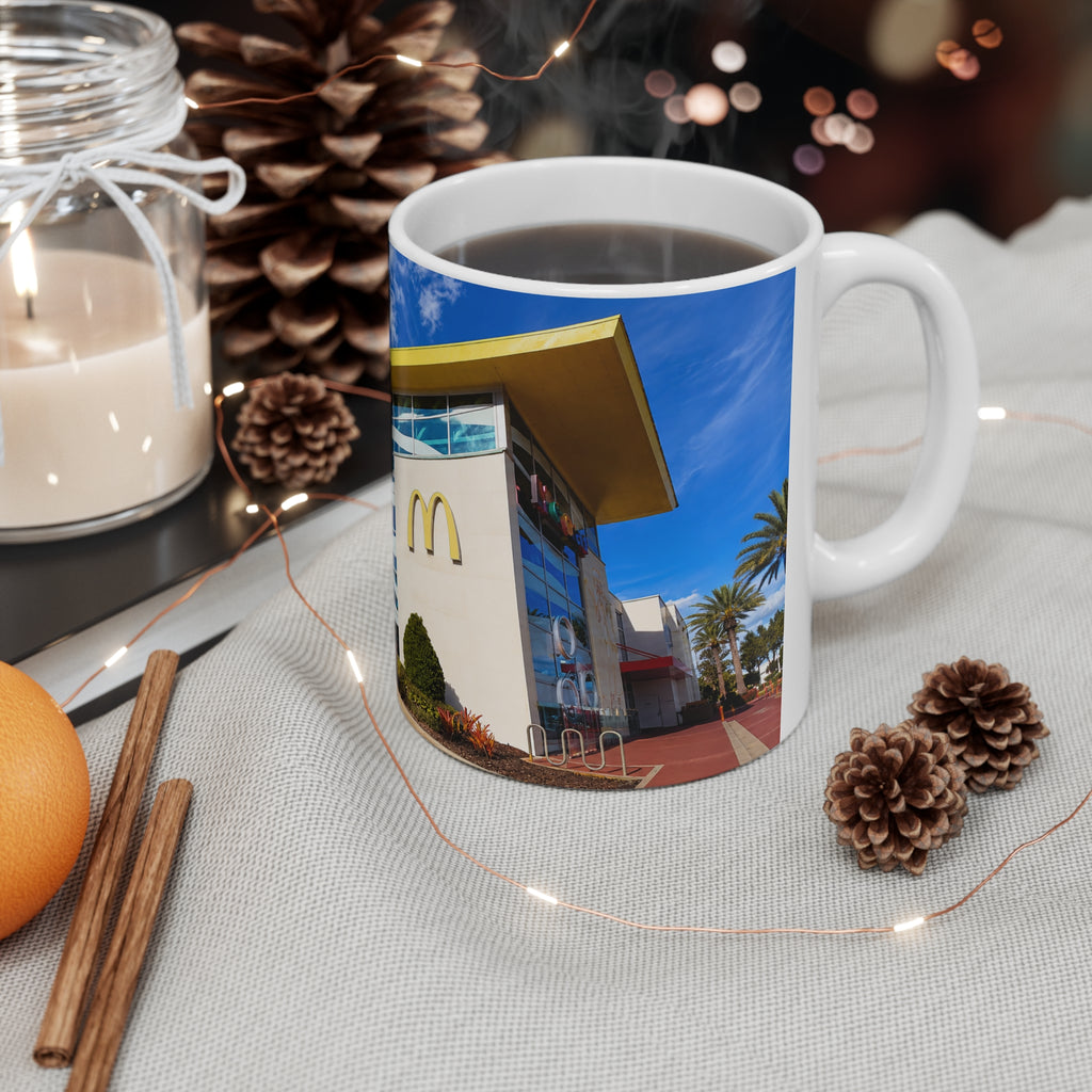 World's Largest Entertainment McDonald's Orlando Photo Mug - Ceramic Coffee Cup (11oz/15oz)