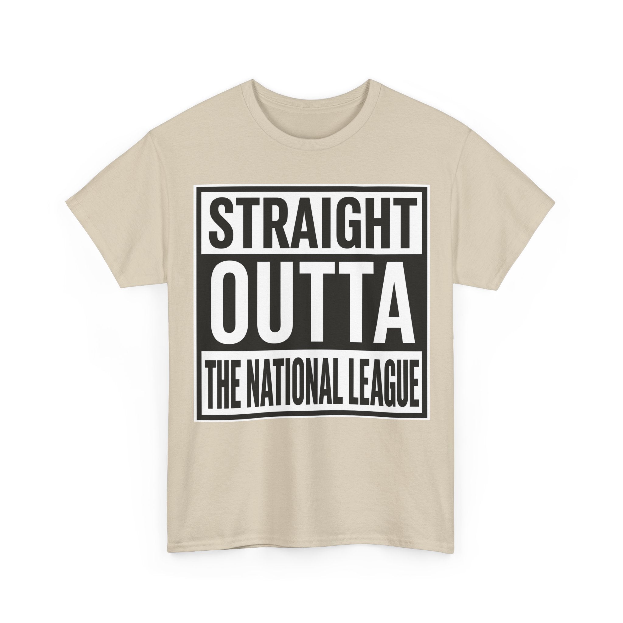 Straight Outta The National League T-Shirt – Football Fan Graphic Tee