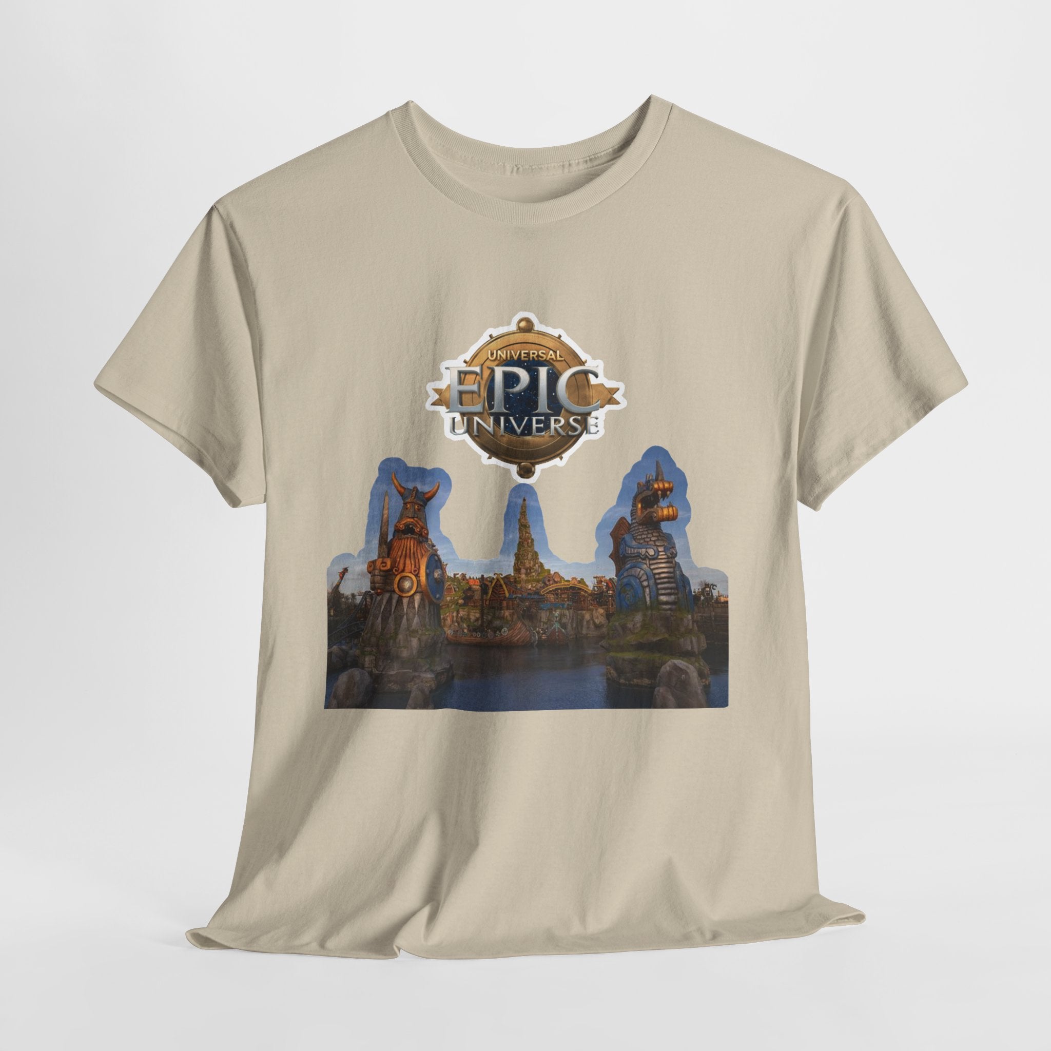 Epic Universe Theme Park T‑Shirt — Iconic Entrance Graphic Tee