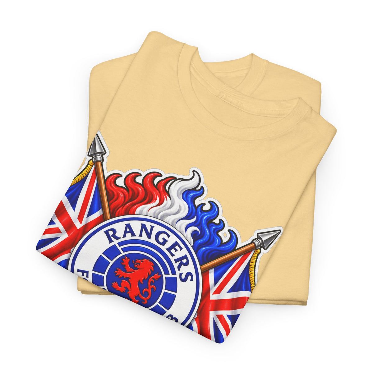 Rangers Football Club Tee — "We Are The People" Crest Cotton T-Shirt