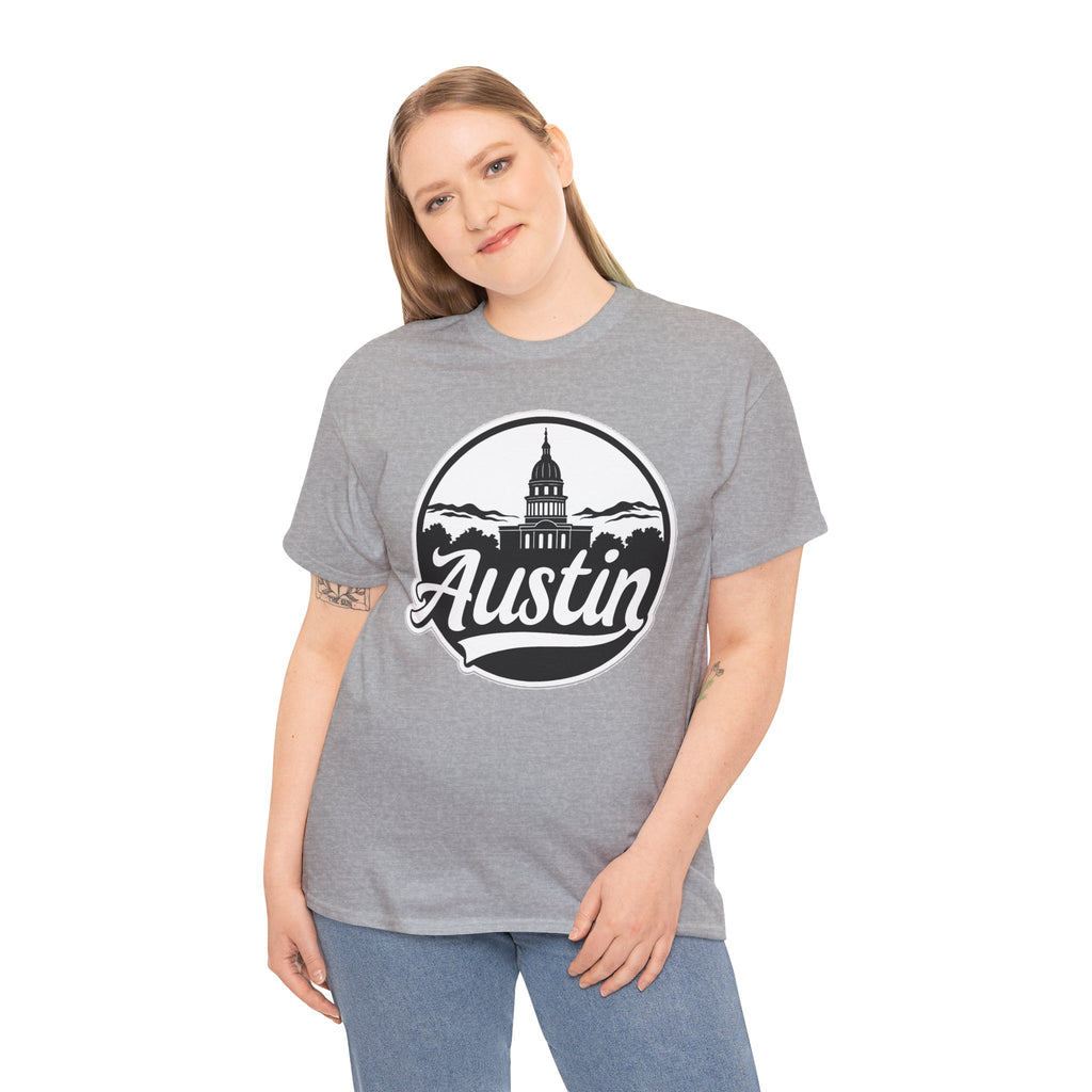 Austin Capitol Graphic Cotton T-Shirt / Tee