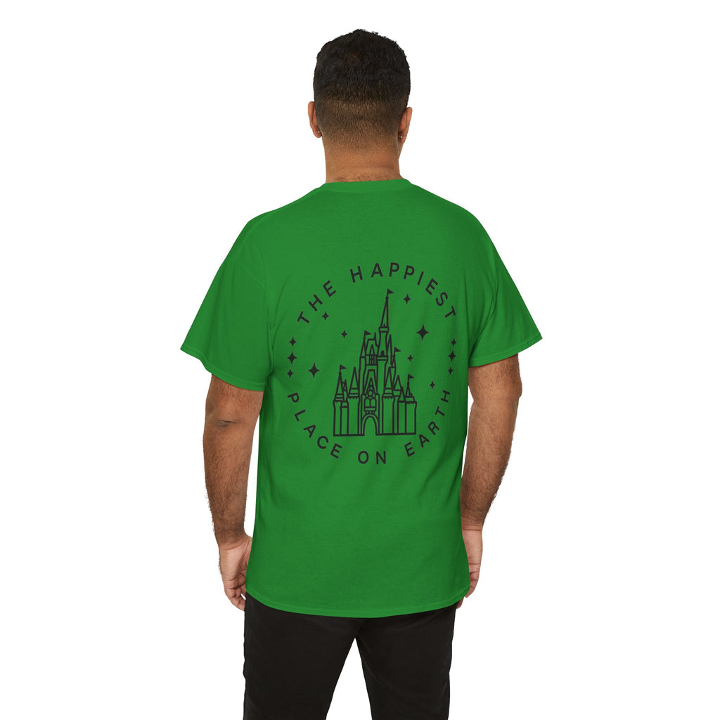 The Happiest Place on Earth Castle Graphic Cotton T-Shirt