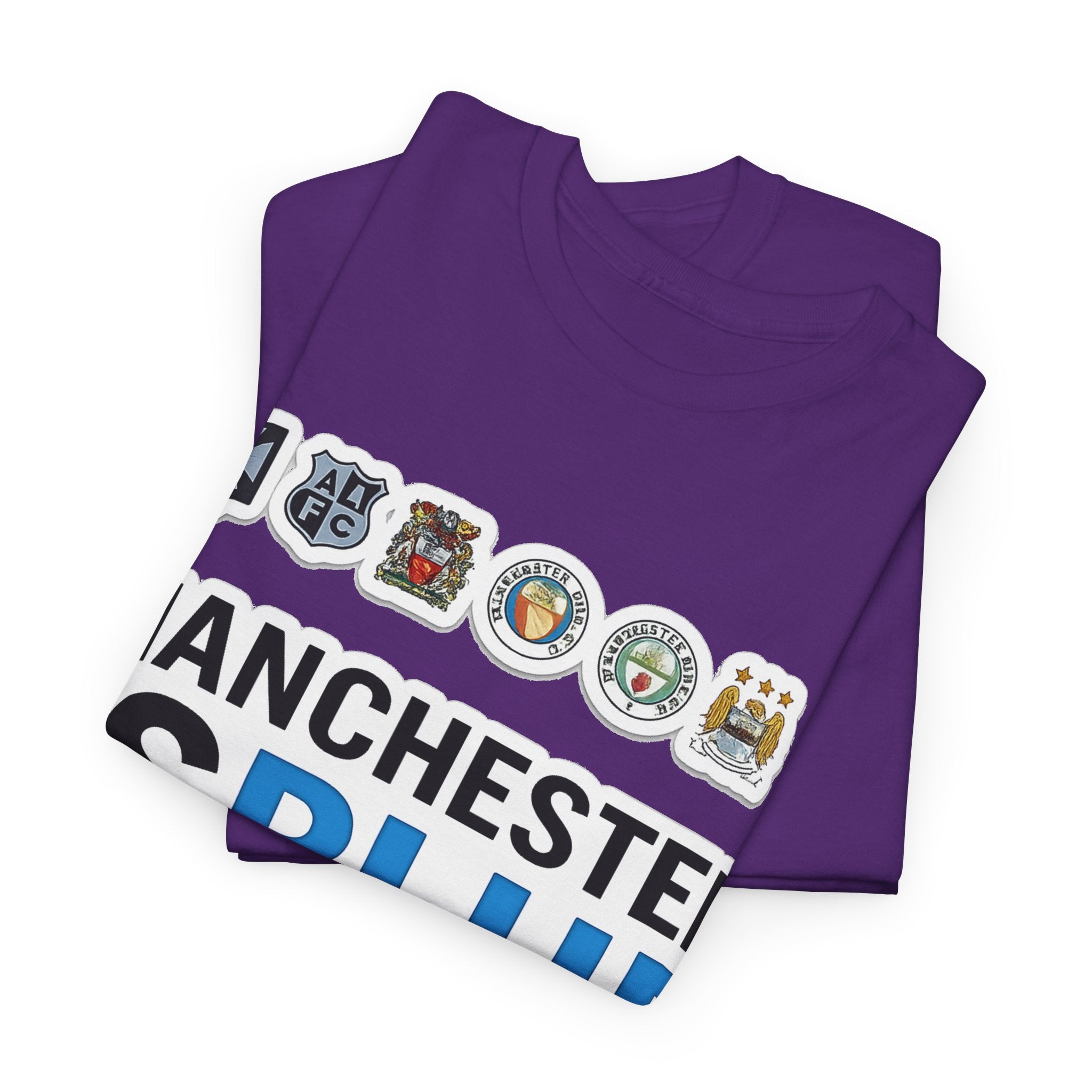Manchester Is Blue Tee — Manchester City Supporter T-Shirt