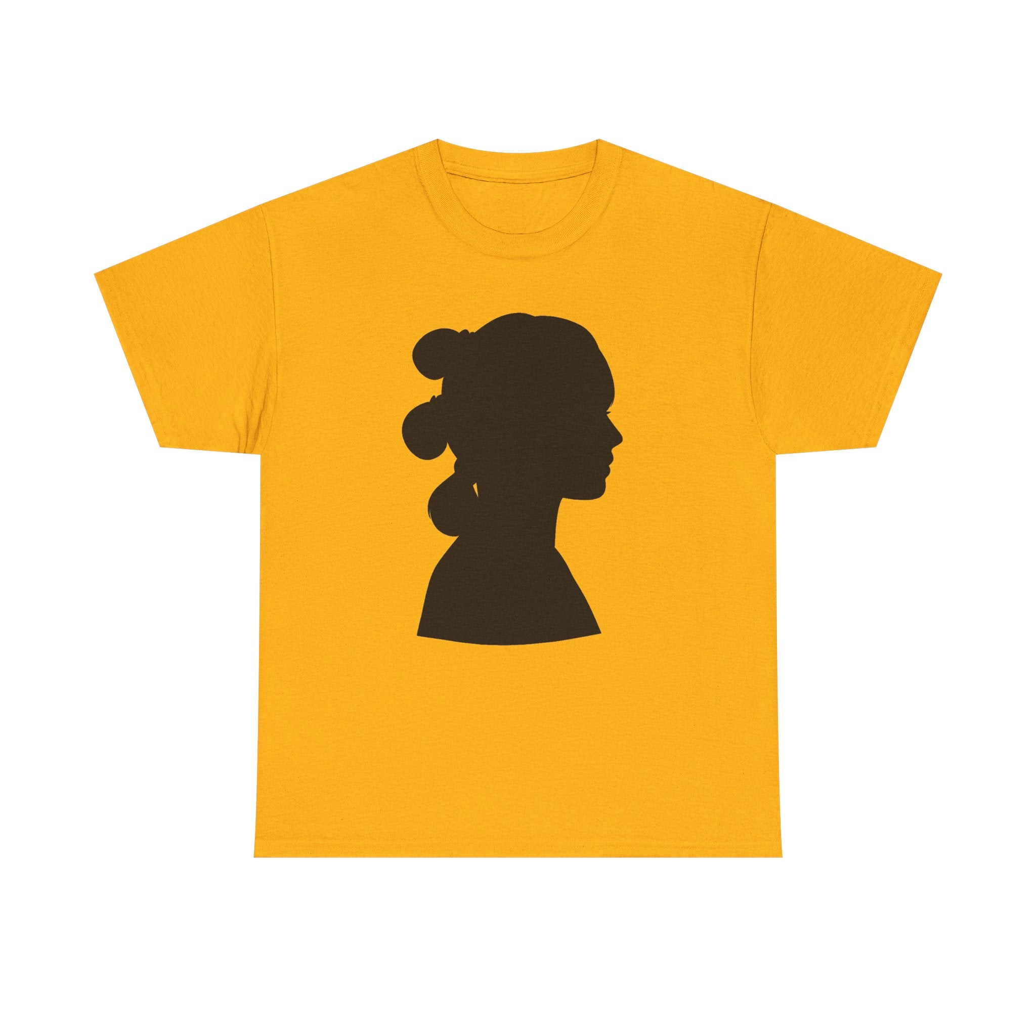 Princess Leia Star Wars Silhouette Profile Tee — Classic Portrait T‑Shirt