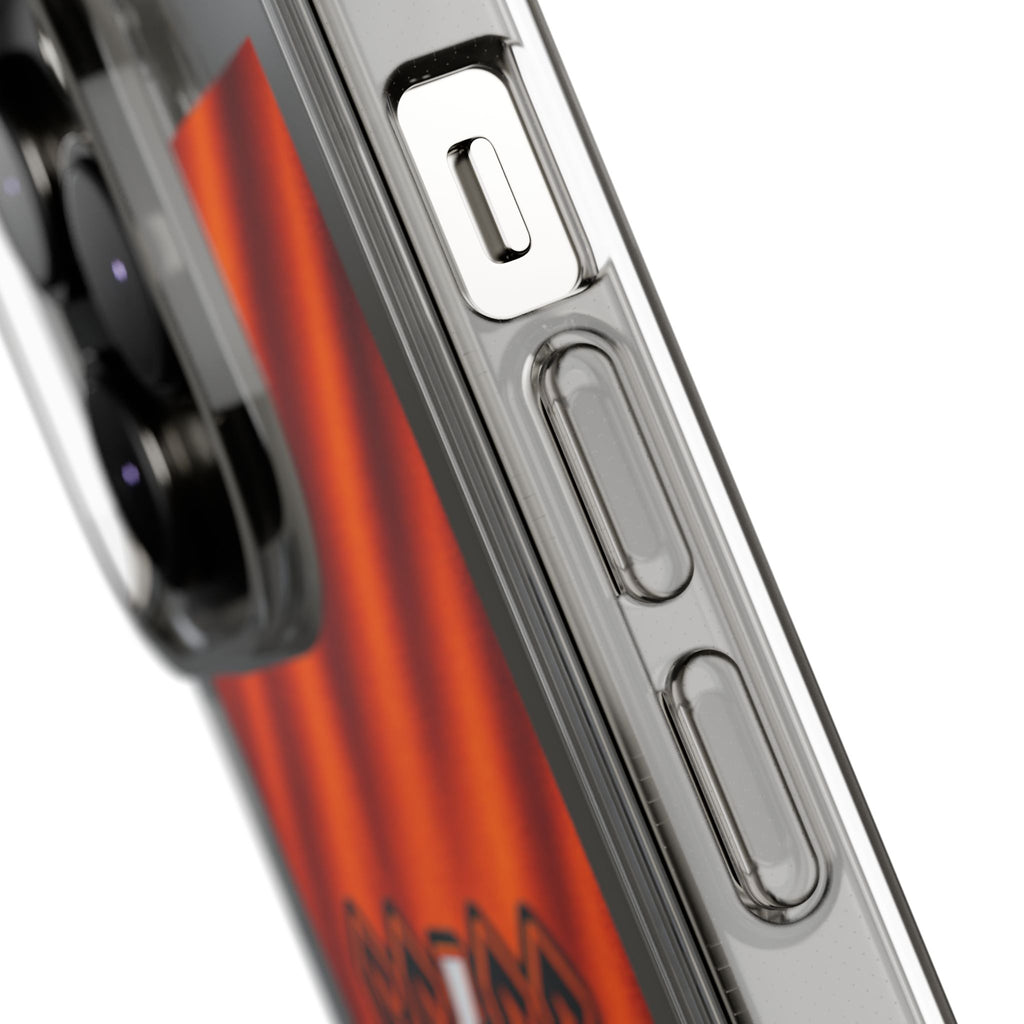 Salford CIty Inspired Phone Case — 'SCFC Back in Orange' Clear Protective Cover