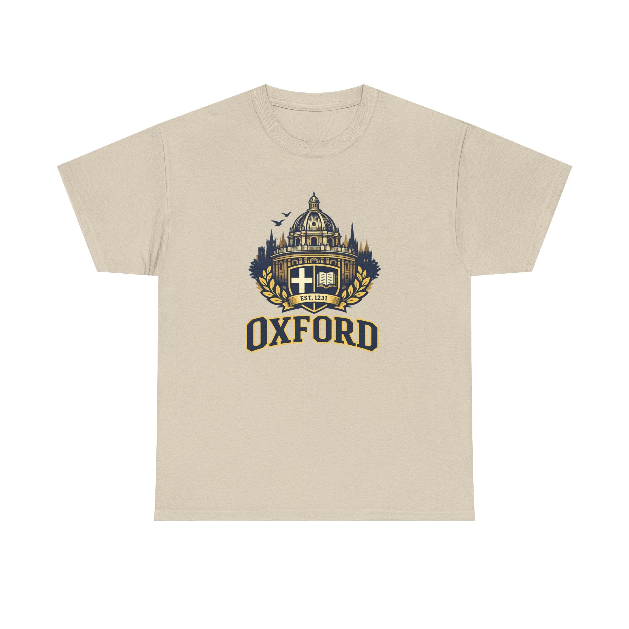 Oxford Crest T-Shirt — Vintage University Graphic Tee