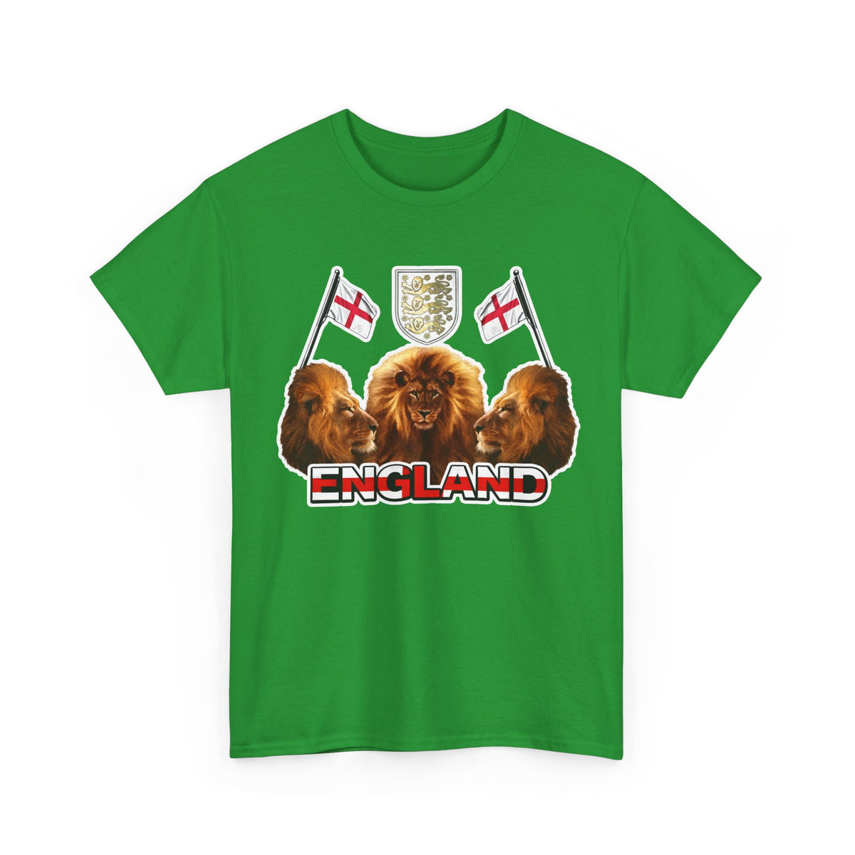 England 3 Lions Cotton Crest T-Shirt