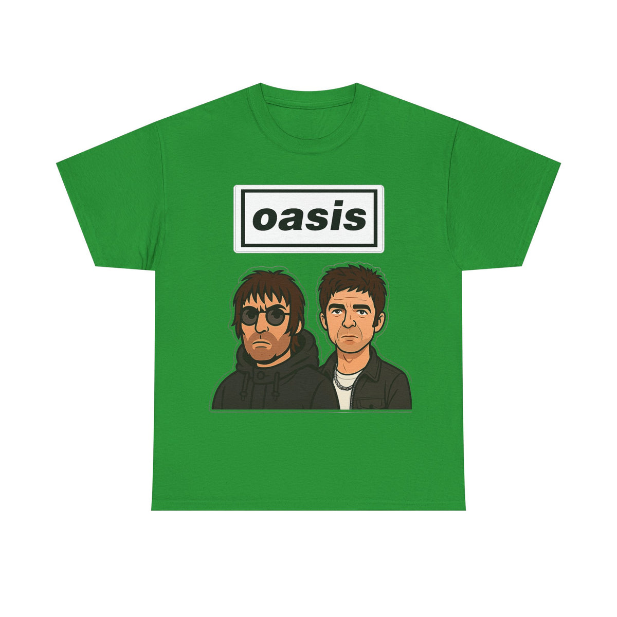 Oasis Inspired Unofficial Band Logo Tee — 'oasis' Graphic T-Shirt